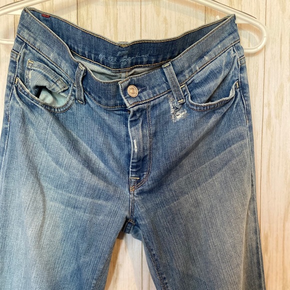 7 FOR ALL MANKIND HIGH WAISTED BOOT CUT JEANS - Picture 5 of 7